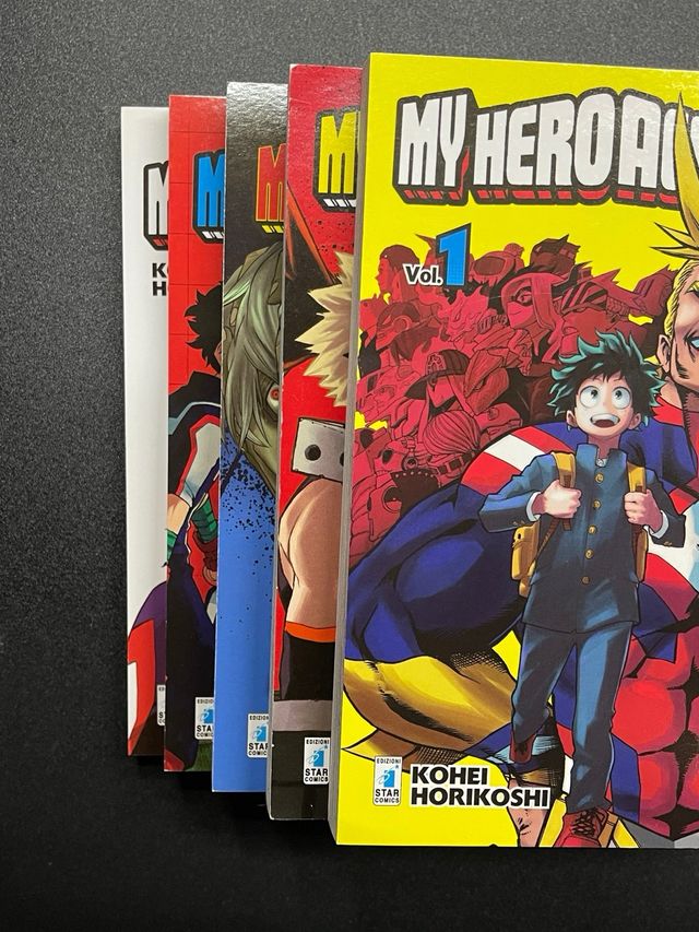 Manga my hero academia 1-5