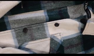 Sobre camisa de cuadros Zara