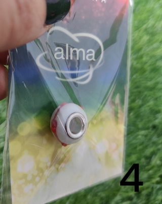 Abalorios colores pulsera cadena