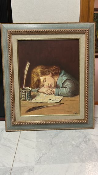 Cuadro al oleo sobre lienzo