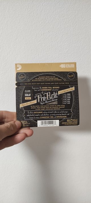 Juego cuerdas guitarra