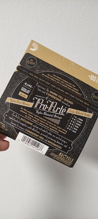 Juego cuerdas guitarra