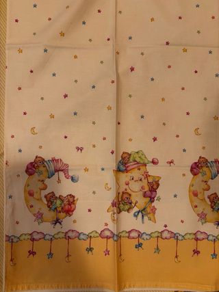 Coordinato lenzuolo e copriletto lettino in cotone