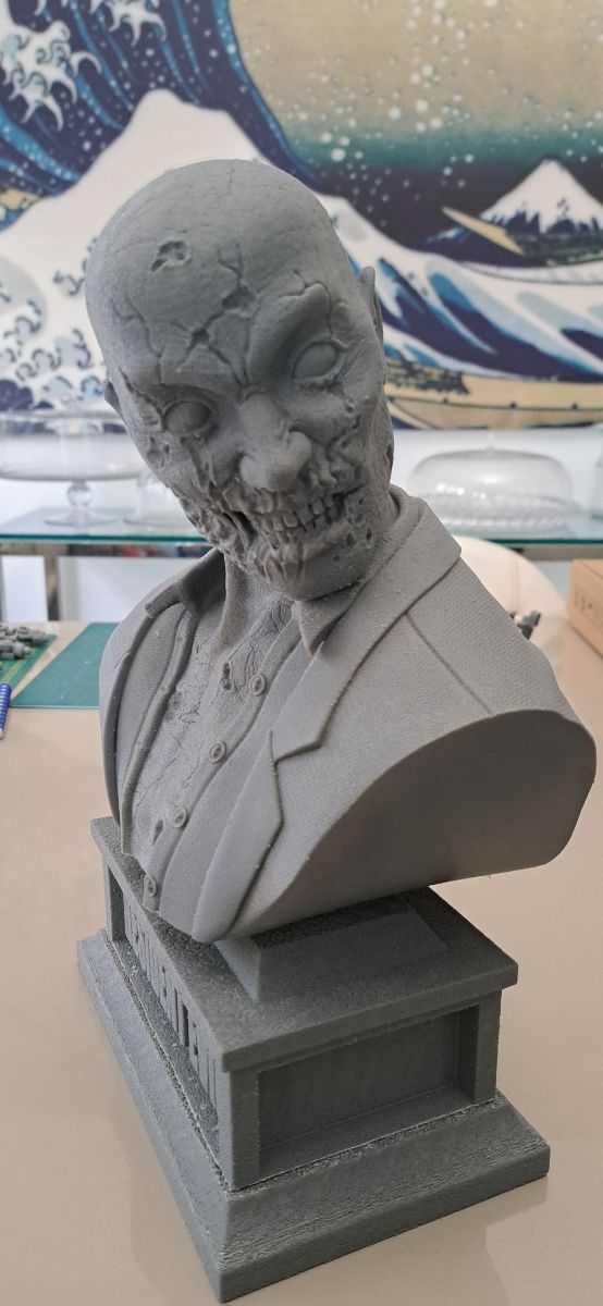 Busto resident evil stampa 3d