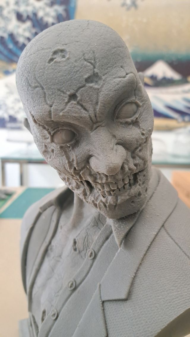 Busto resident evil stampa 3d