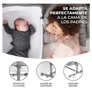 Kinderkraft Cuna Colecho 2 en 1 NESTE UP