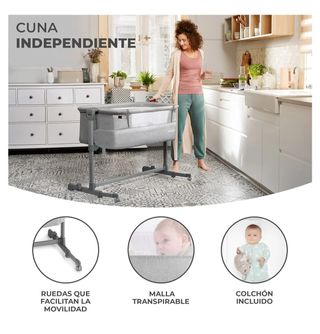 Kinderkraft Cuna Colecho 2 en 1 NESTE UP