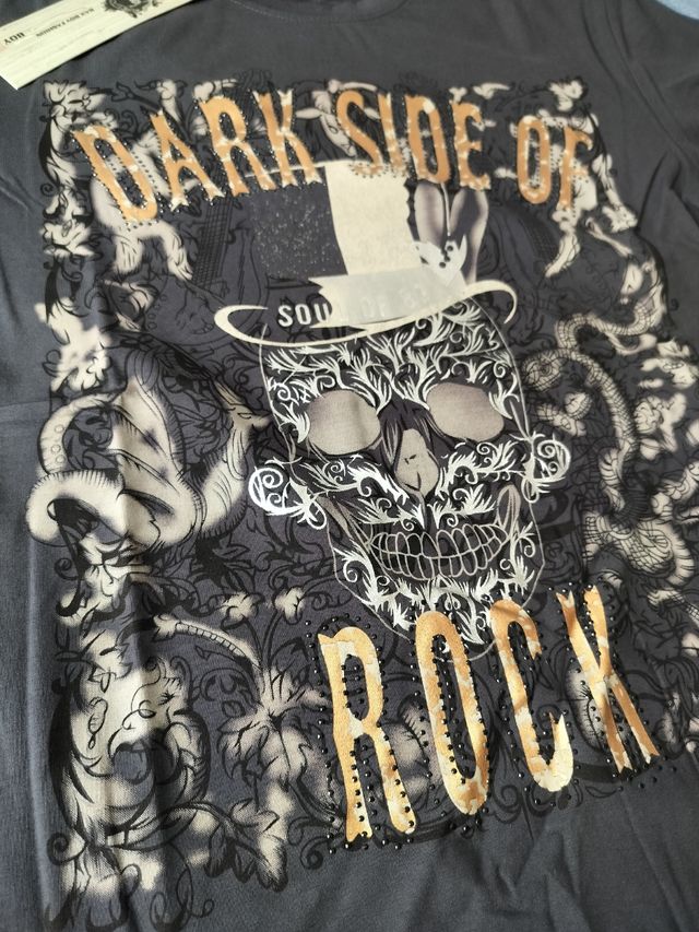 Camiseta Calavera Rock. L. Nueva