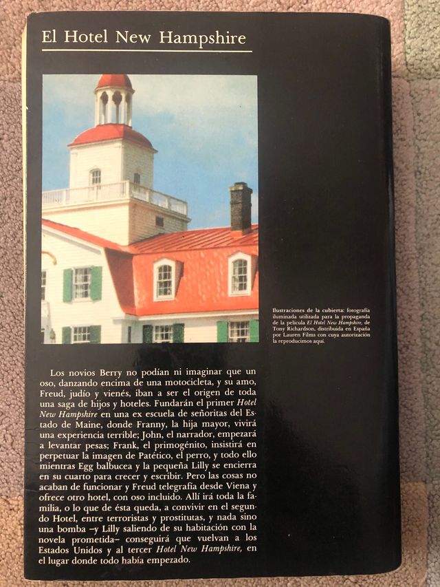 EL HOTEL NEW HAMPSHIRE Jhon IRVING