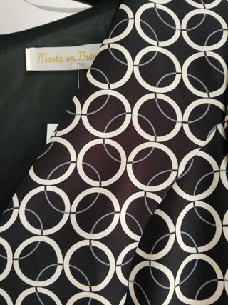 Elegante vestido de ceremonia, midi