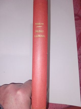 ANTIGUO LIBRO MUSEO CRIMINAL 