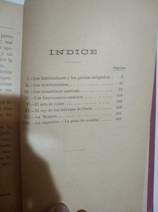 ANTIGUO LIBRO MUSEO CRIMINAL 