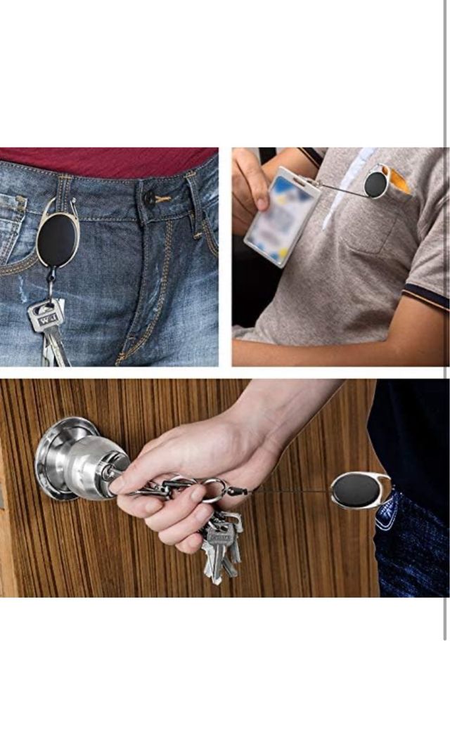 Porta tarjeta de llavero Dos unidades