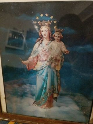 Quadro con madonna 