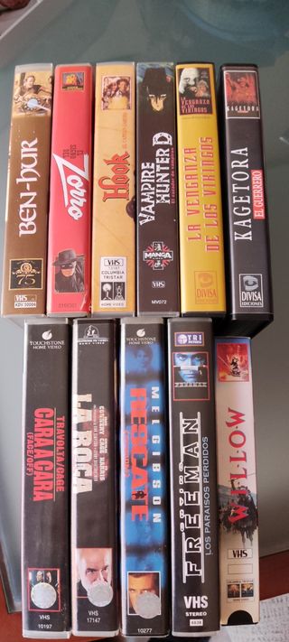 VHS Lote Películas