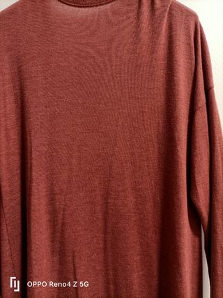 Chaqueta larga en color caldera