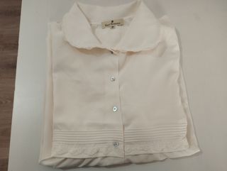Camisón clásico fino T.44 color blanco roto