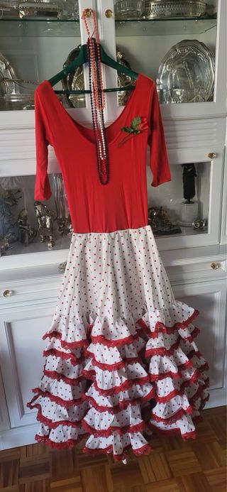Traje de flamenca niña 12 /14 años