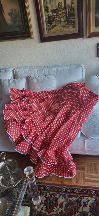 Traje de flamenca niña 12/14 años 