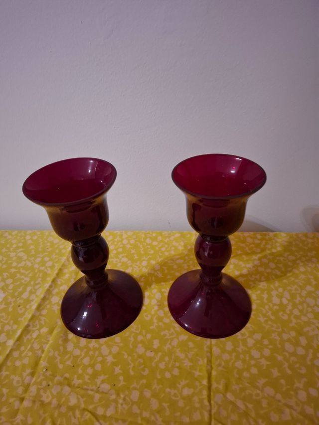 Set de 2 copas decorativas.