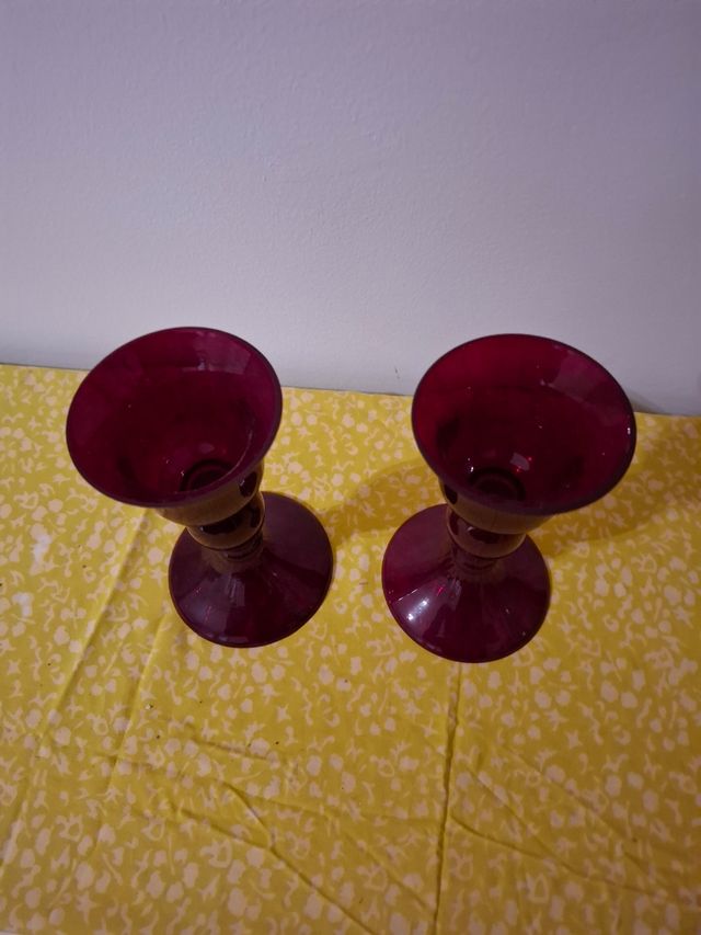 Set de 2 copas decorativas.