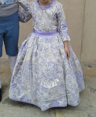Traje de fallera niña de 3 a 5 años
