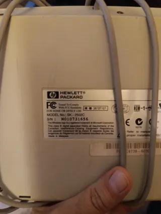 Teclado ordenador hp