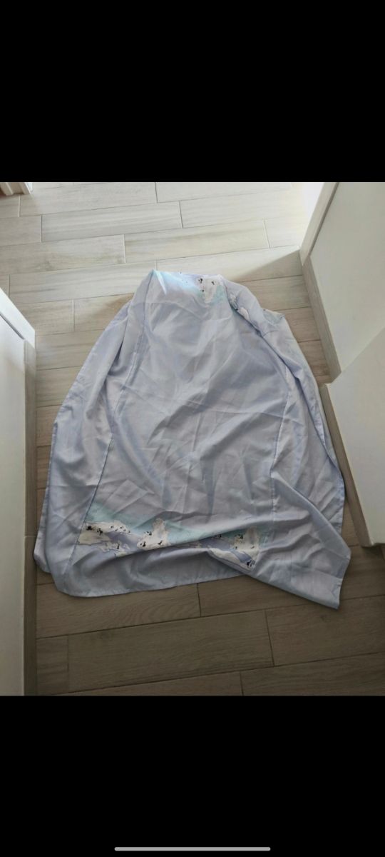 Paracolpi culla e trapuntina abbinata