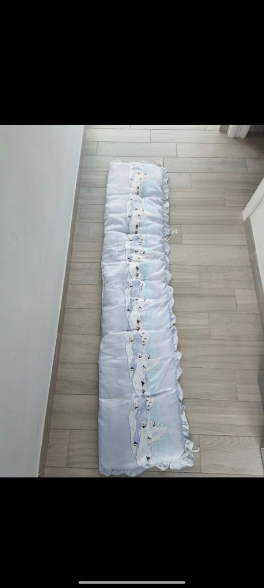 Paracolpi culla e trapuntina abbinata