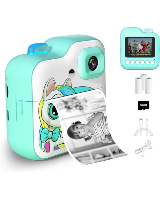 Fotocamera istantanea Unicorn per bambini