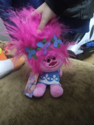 Peluche troll poppy