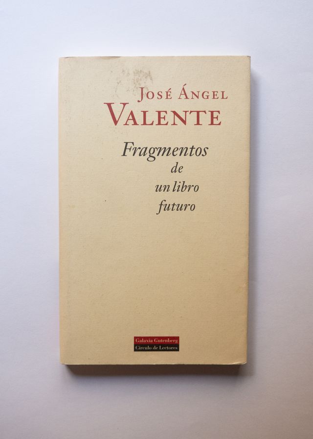 Fragmentos de un libro futuro, José Ángel Valente