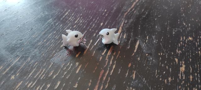 Pendientes tiburón Kawaii san valentin