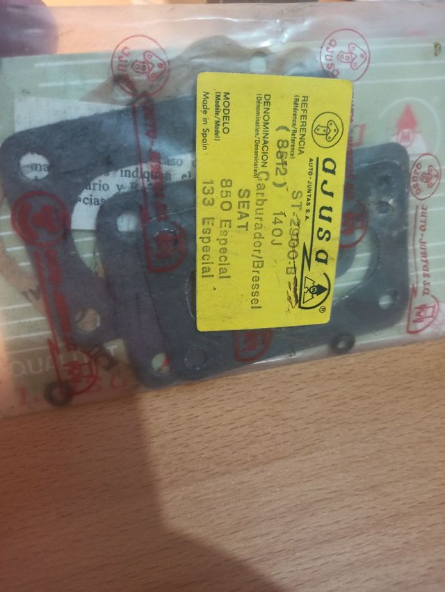 Seat 850 Especial - Kit Juntas Carburador