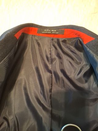 Americana Zara azul talla 50