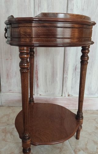 Mesita auxiliar Vintage madera maciza