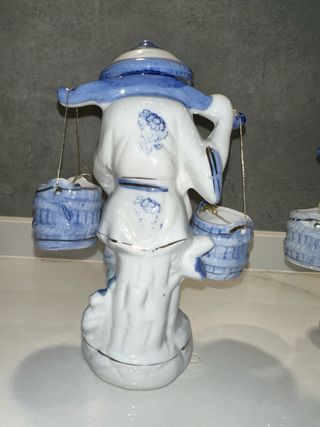 OFERTA!!! PAREJA DE PESCADORES CHINOS PORCEL CHINA