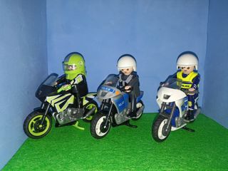 Moto Playmobil policía
