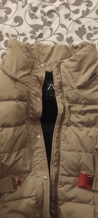 Anorak plumas  Zara talla L