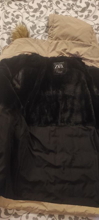 Anorak plumas  Zara talla L