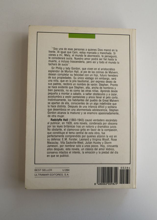 El pozo de la soledad, Radclyffe Hall