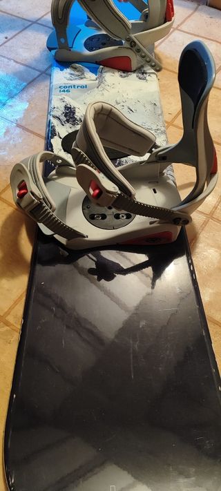 Tabla y fijaciones , botas 39.