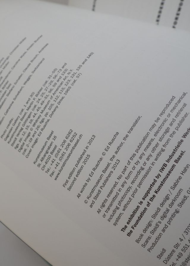 Ed Ruscha: Los Angeles Apartments