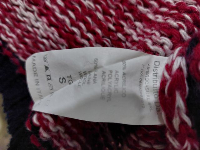 Maglione jacquard uomo