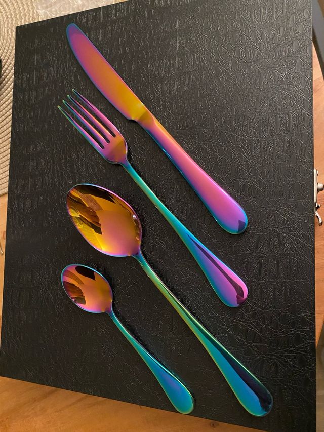 Cuberteria arco iris