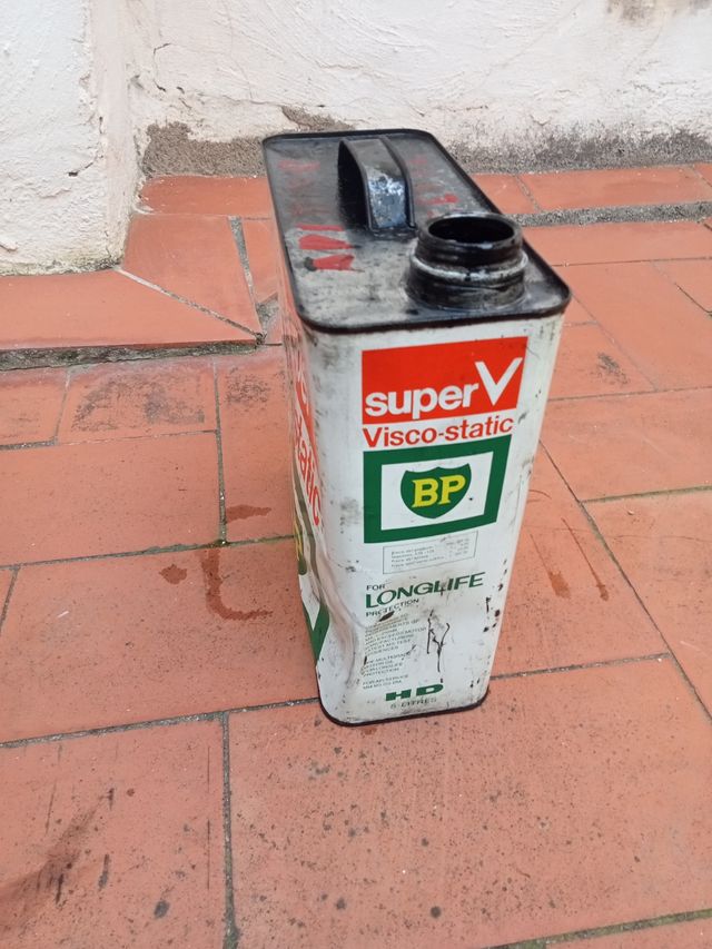 lata bp super v aceite visco static