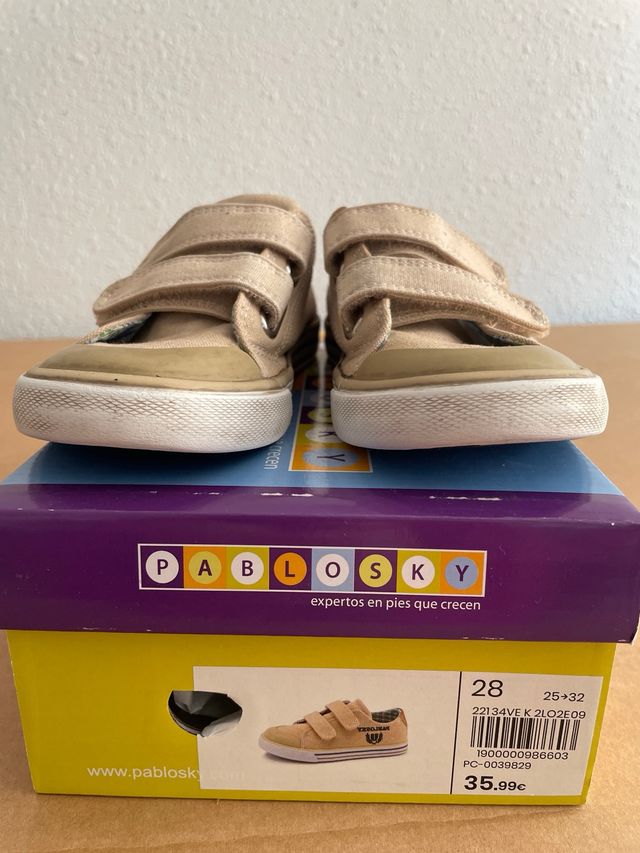 Zapatilla Niño. Talla 28. Marca Pablosky.
