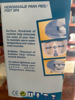 Hidromasaje para pies. Foot Spa