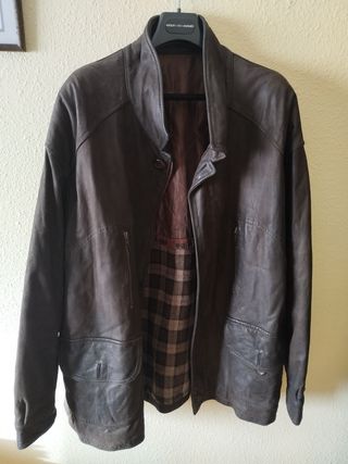 Chaquetón piel hombre