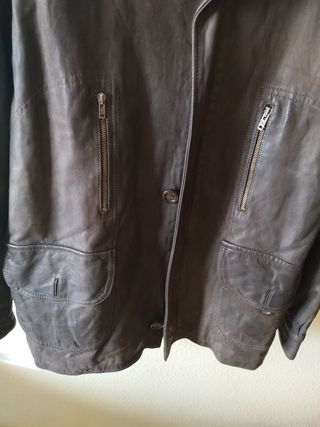 Chaquetón piel hombre